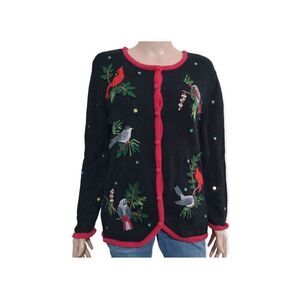 Vintage Hampshire Studios Ugly Christmas Sweater Cardigan